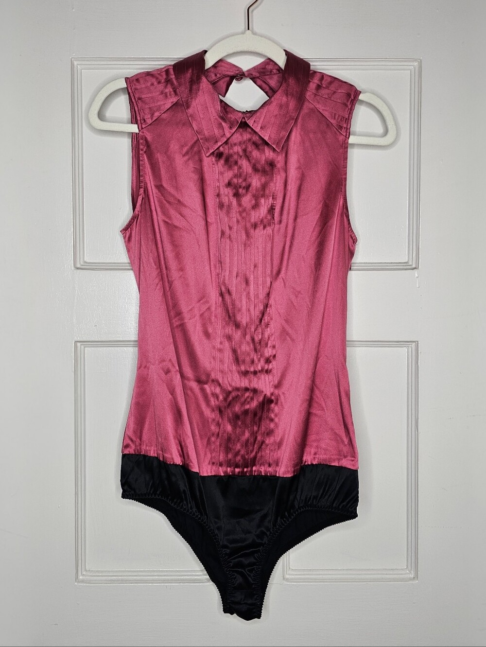 Moda International Silk Sleeveless Bodysuit
